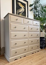 Large Solid Wood Chest Of
