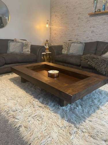Rustic handmade solid wood