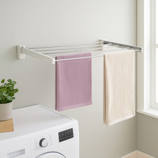 4.2M Foldable Wall Mounted Airer Compact Retractable Space-Saving Clothes Dryer