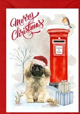 Pekingese Dog A6 (4" x 6")