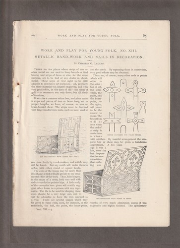 1884 metallic band - metallic, band-work