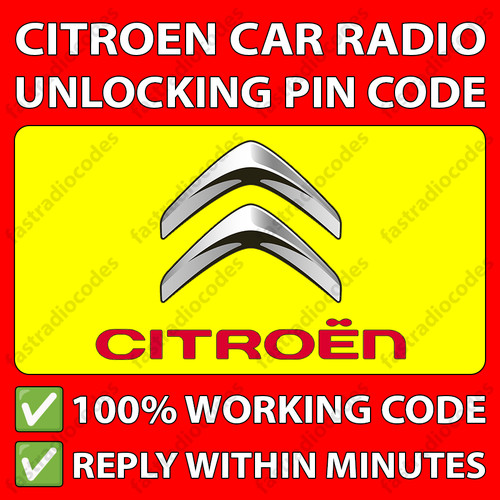 Citroen radio unlocking pin - unlocking,