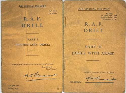 Original ww2 raf drill - 2x,