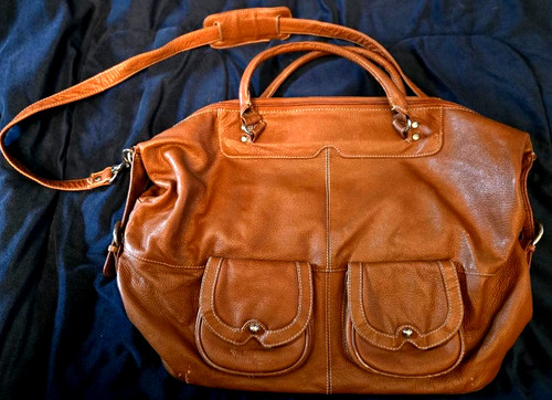 Genuine leather vintage - vintage, brown