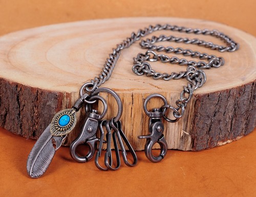 Turquoise feather pendant - feather,