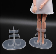 10pc Clear Doll Stand Support For Barbie Dolls Display Prop Up Model Accessories