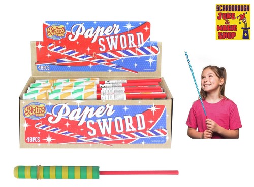 Paper sabre sword - paper, flick