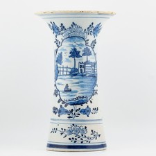 Dutch Delftware Vase Porcelain