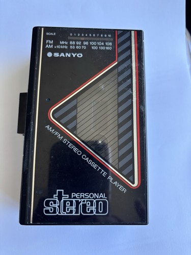 Sanyo personal tape radio - sanyo,