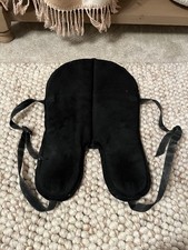  Memory Foam Seat Saver saddle large reversible black/brown 