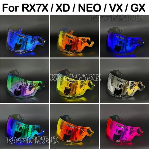 Black helmet visor - black,