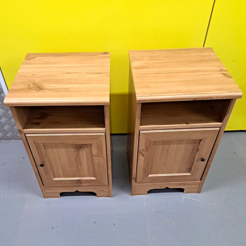 Pair bedside table sofa - of,