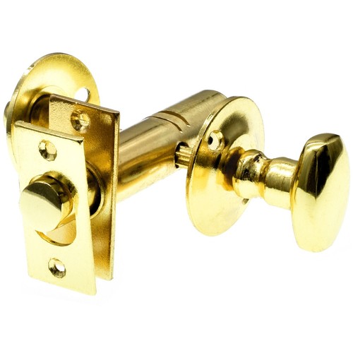 Polished brass bathroom - brass, toilet