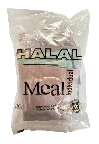 Military halal mre ration - military,