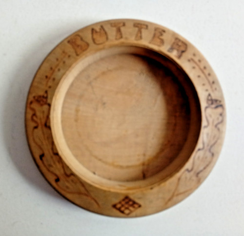 Vintage wooden pokerwork - vintage,