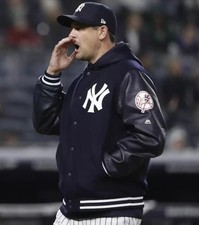 Letterman Handmade NY Navy