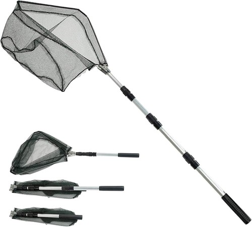 Fishing landing net with - net,