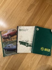 Bundle of MGB manuals (workshop, Parts…)