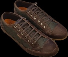 One True Saxon Green/Brown Trainers UK Size 9 - BNIB