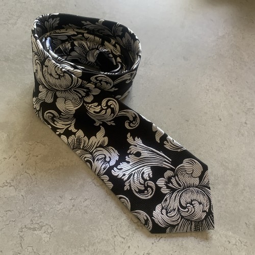 Duchamp silk tie - silk, black