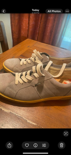 Ecco gray suede sneaker 6 - gray,