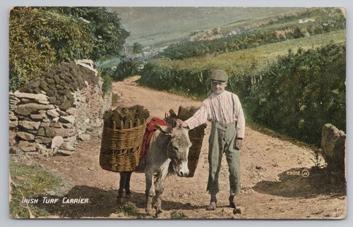 Irish turf carrier boy - carrier, &