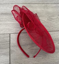 Phase Eight Red Fascinator Wedding Hat Mother Of The Bride Ascot Ann Balon