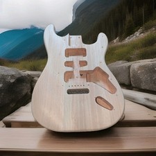 DIY Guitar Body Mahogany Strat  Electric Guitar Partscaster - Unfinished Light!