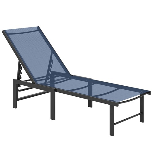 Outsunny sun lounger level - outsunny, 5-level