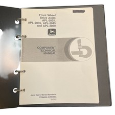 John Deere Front Wheel Drive Axles CTM4509 Manual APL-2025 APL-2060 Feb95