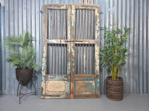 Pair vintage rustic indian - pair,
