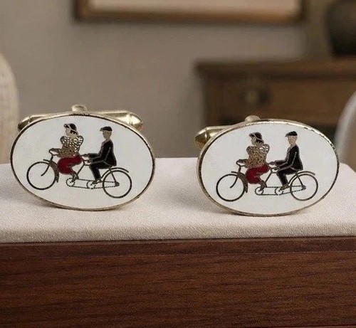 Vintage bicycle built for - built, two