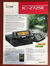 Icom IC-2725E Sales Brochure