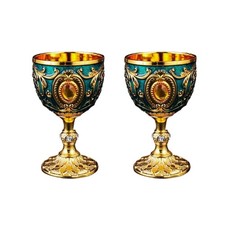 2Pcs 30ml Wine Glasses Vintage