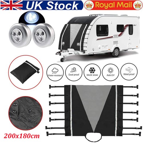 Caravan front towing cover - front,