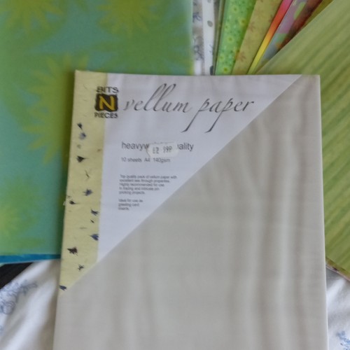 Pieces vellum paper - vellum,