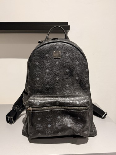 Mcm stark backpack large black - mcm,