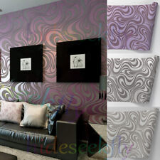 3D Wave Damask Wallpaper Roll