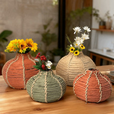 Handmade Woven Rattan Plant