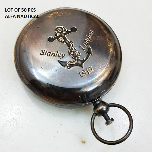 Anchor engraving compass - anchor,