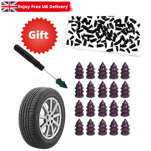 Tubeless tire repair - tire, kit