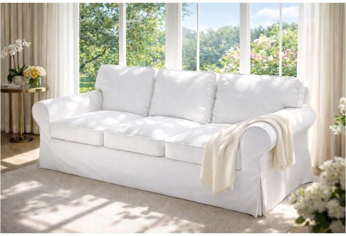 Heavy cotton ektorp - sofa, cover