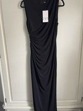 Zara Black Maxi Dress Size