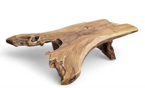 Solid wood coffee table - wood,