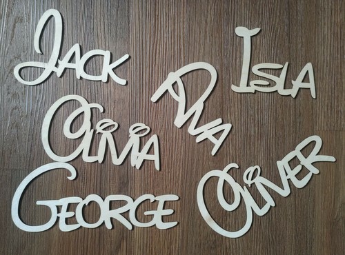 Personalised wooden name - personalised,