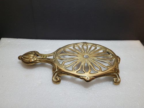 Antique brass turtle - antique,