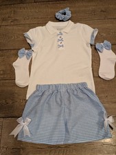 Girls Gingham School Shorts &