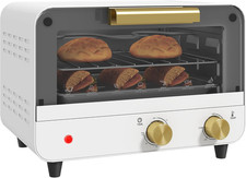 HOMCOM Small Toaster Oven, 12L