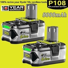 2 PACK 18V 8.0Ah Lithium