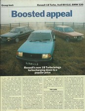 RENAULT 18 TURBO v AUDI 80GLE